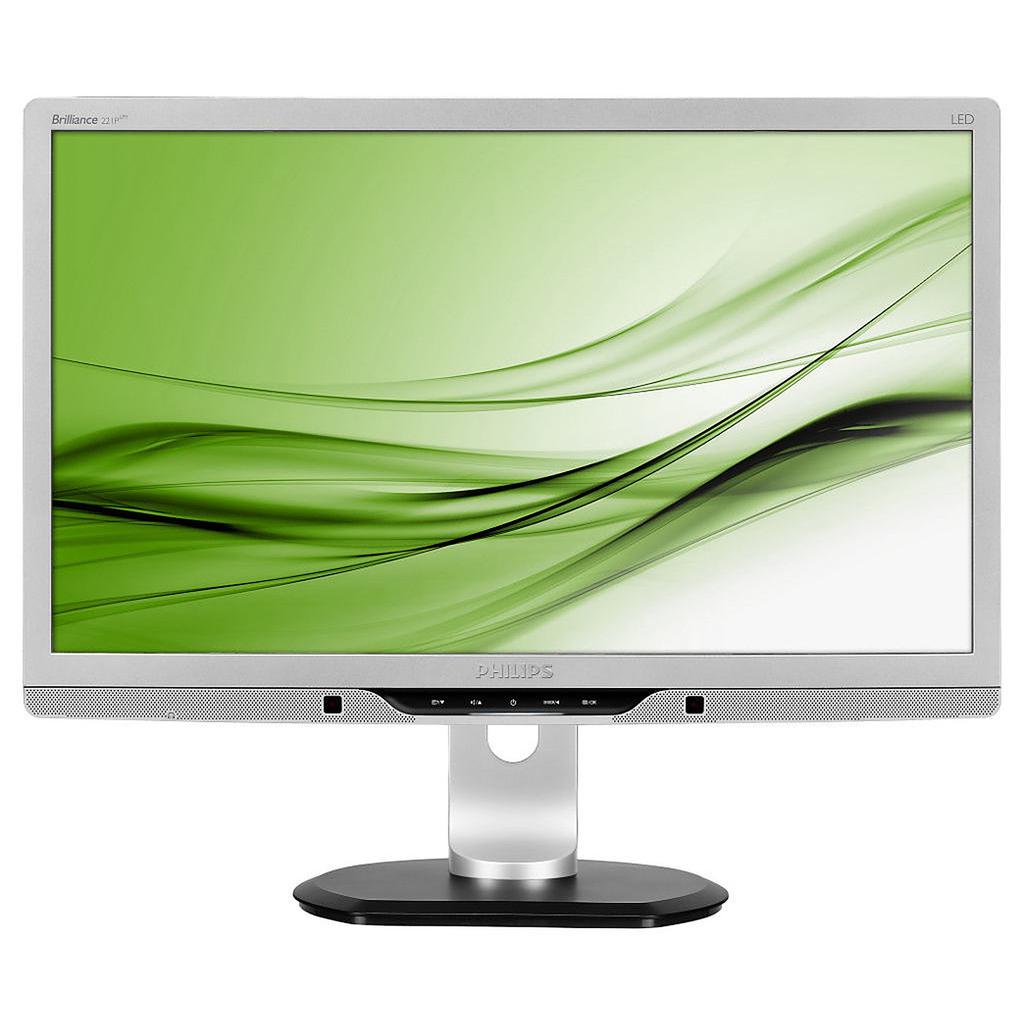 Monitor Philips 221B con pie genérico de cristal reacondicionado Grado B