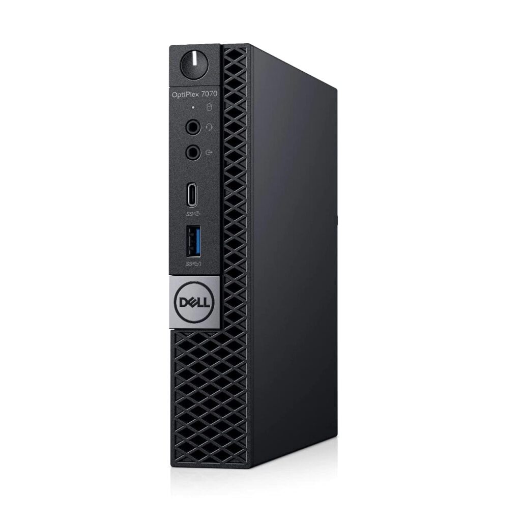Ordenador Dell OptiPlex 7070 Mini PC WIFI reacondicionado Grado B – Core i7 8700, 16GB RAM, 512GB SSD