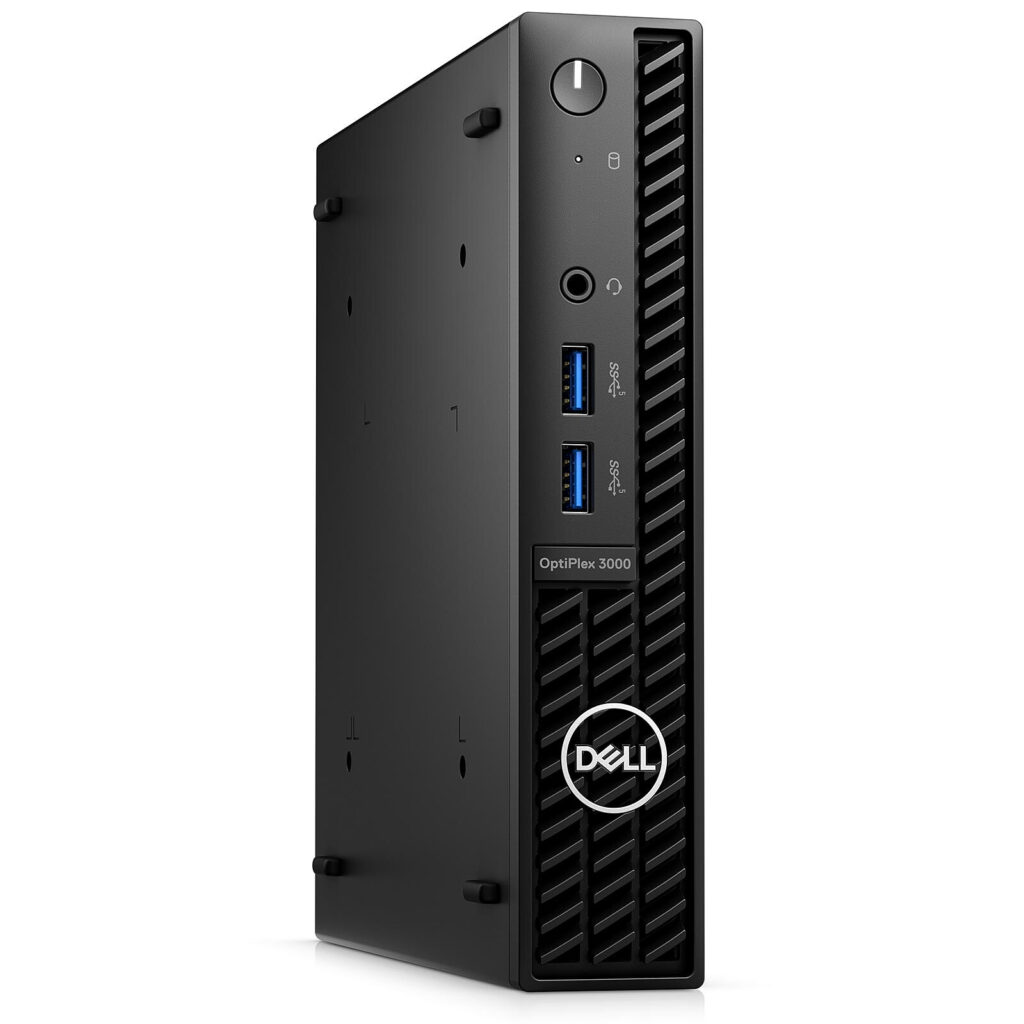 Ordenador Dell Optiplex 3000 Micro reacondicionado Grado B – Core i5 12500T, 8GB RAM, 256GB SSD