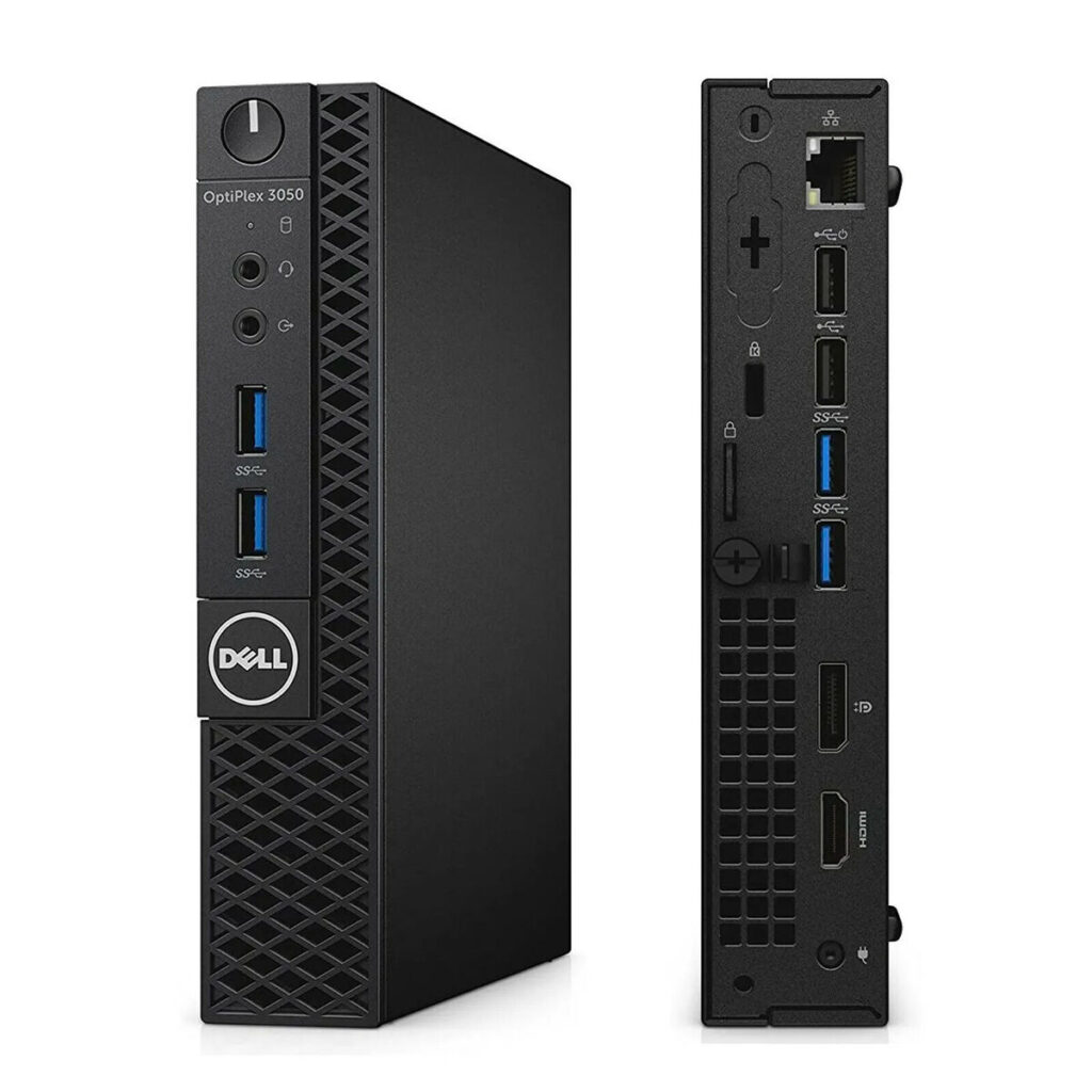 Ordenador Dell Optiplex 3050 Micro reacondicionado Grado B – Core i5 7500T, 8GB RAM, 256GB SSD