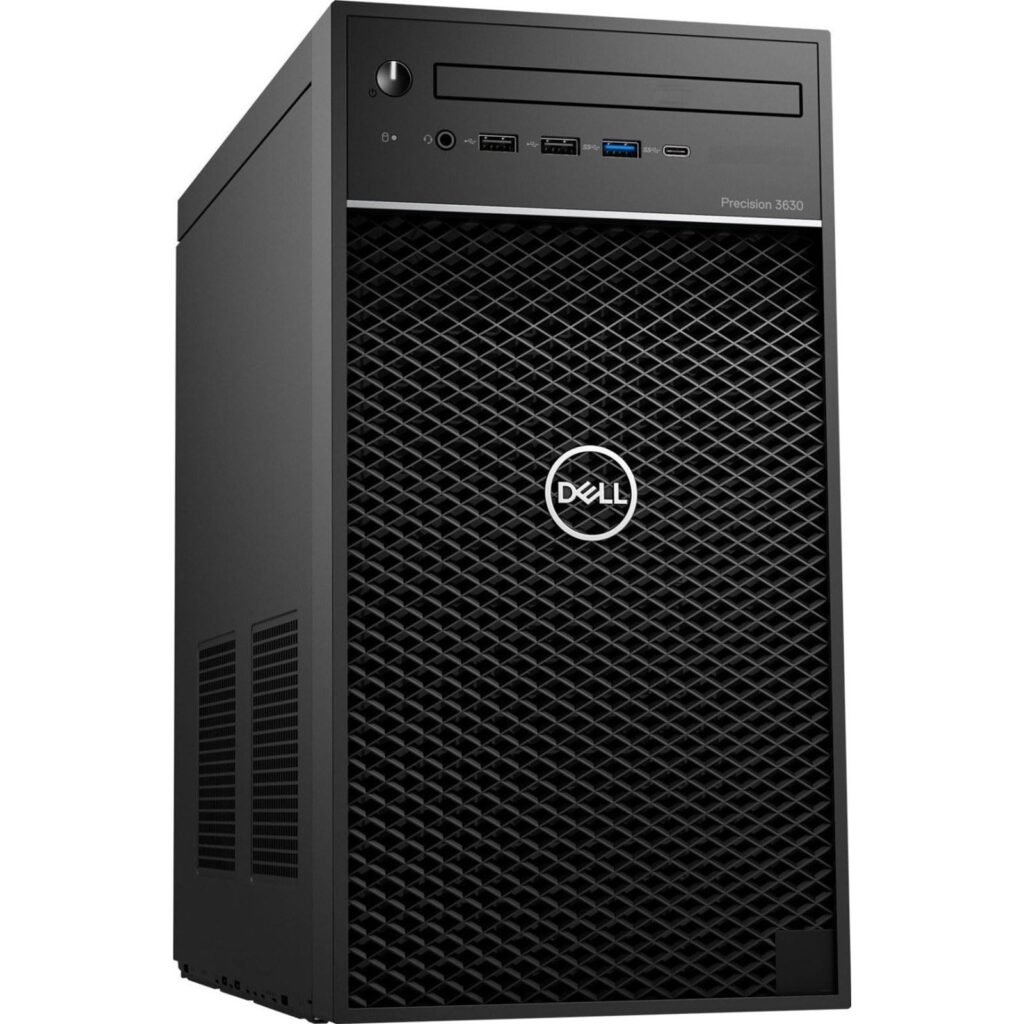 Ordenador Dell Precision 3630 TORRE reacondicionado Grado B – Core i7 9700, 16GB RAM, 512GB SSD SATA, lector DVD, Windows 11 Pro (ref. 6910DP3630T4GB)