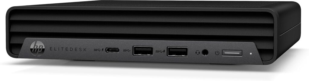 Ordenador HP EliteDesk 800 G6 Mini PC reacondicionado Grado B – Core i5 10500T, 16GB RAM, 256GB SSD NVMe, sin licencia Windows
