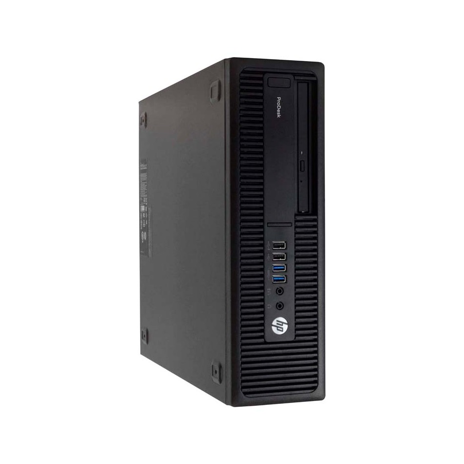 Ordenador HP ProDesk 600 G2 SFF reacondicionado Grado B – Core i3 6100, 8GB RAM, 256GB SSD