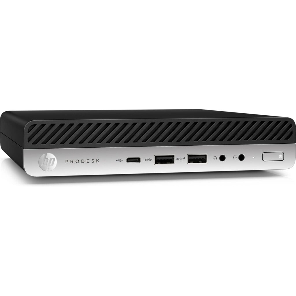 Ordenador HP ProDesk 600 G4 Mini PC WIFI reacondicionado Grado B – Core i5 8500T, 8GB RAM, 256GB SSD