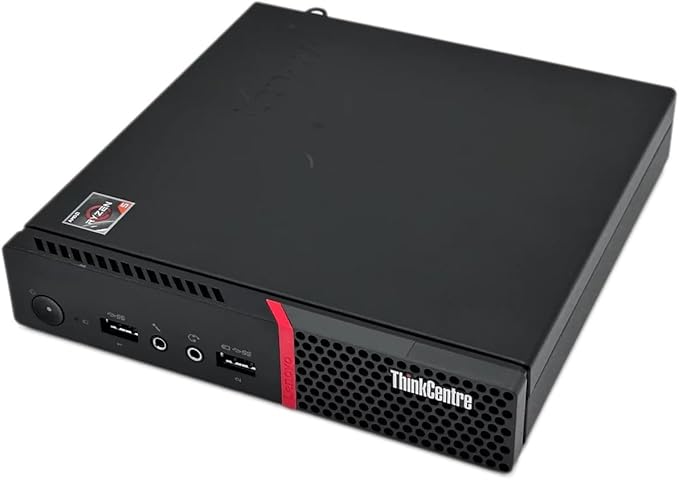 Ordenador Lenovo Tiny M715Q reacondicionado Grado B – AMD PRO A6-8570E, 8GB RAM, 128GB SSD