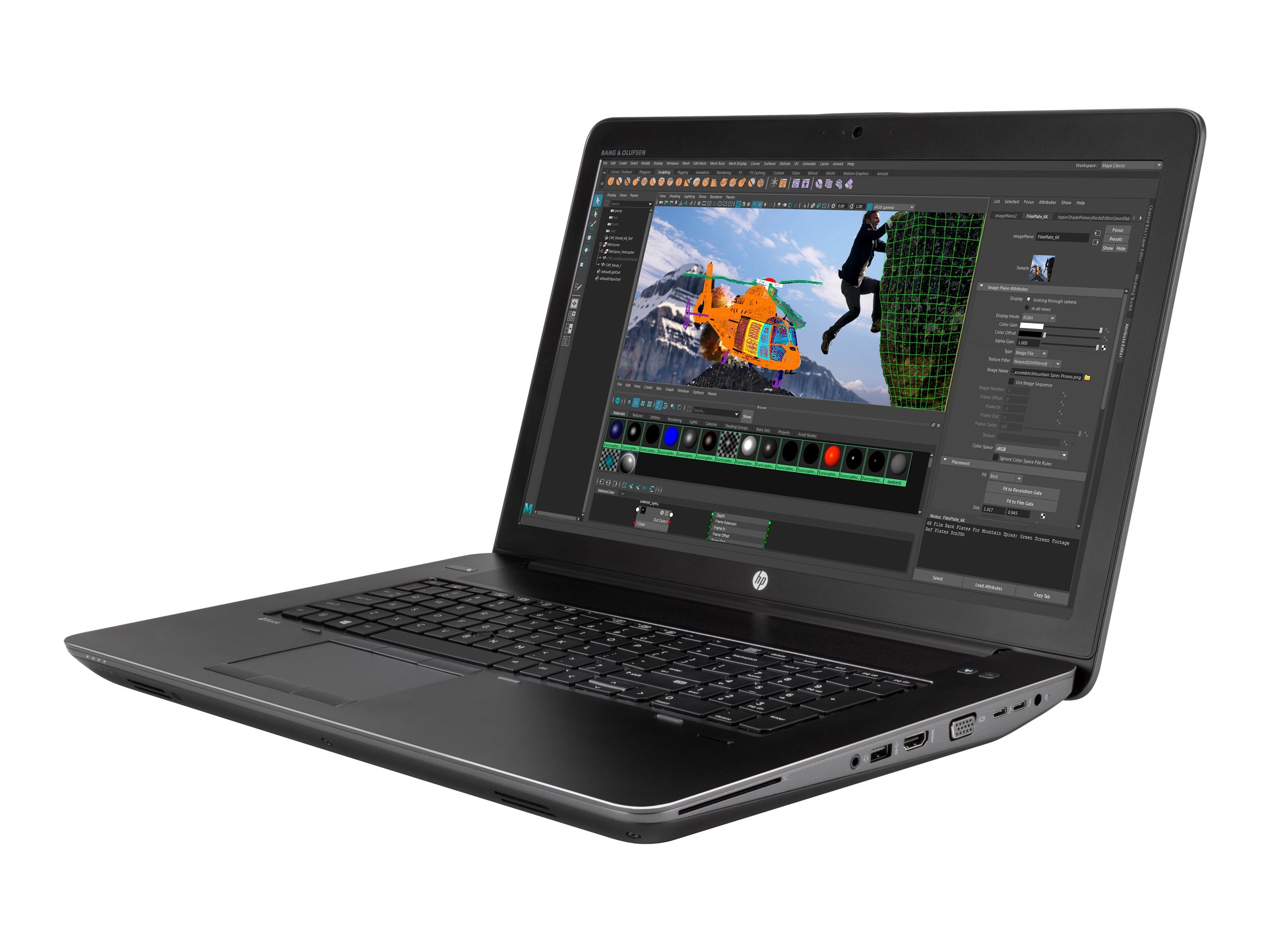 Portátil HP Workstation ZBOOK 17 G4 reacondicionado Grado B tecl. num. castellano – Core i7 7700HQ, 32GB RAM, 256GB SSD