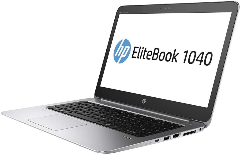 Portátil Ultrabook HP EliteBook 1040 G3 reacondicionado Grado B con teclado castellano – Core i5 6200U, 8GB RAM, 256GB SSD M.2, pantalla FHD