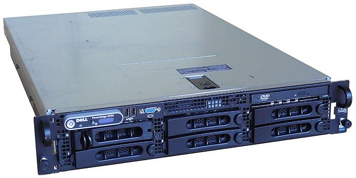 Servidor Dell PowerEdge 2950 Rack 19 B reacondicionado Grado B – Xeon E5320, 4GB RAM, 2x 500 GB HDD